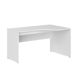 Письменный стол SIMPLE SET-1600 R правый 1600х900х760, белый в Стерлитамаке