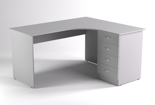 Письменный стол СТП.15.13.6, Серый в Стерлитамаке - изображение