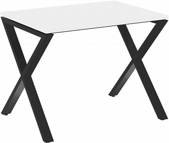 Стол на металлокаркасе Loft VR.L-SRX-1.7, Белый Бриллиант/Черный металл в Стерлитамаке
