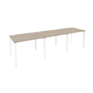 Стол на металлокаркасе O.MP-RS-3.1.8 (Белый/Дуб аттик) в Салавате