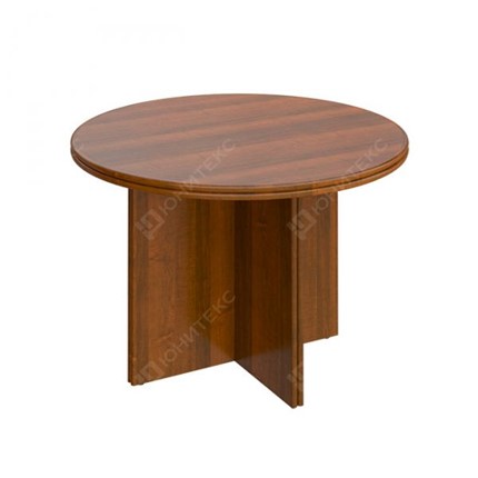 Стол для переговоров Мастер, темный орех (113х113х75) МТ 189 в Стерлитамаке - изображение