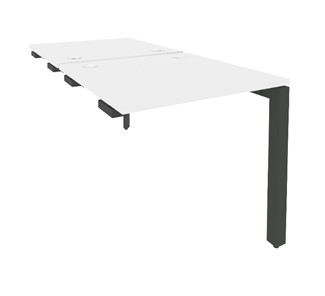 Приставной стол O.MP-D.SPR-0.8 Антрацит/Белый бриллиант в Стерлитамаке