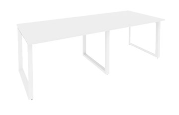Офисный стол для переговоров O.MO-PRG-2.2 Белый/Белый бриллиант в Стерлитамаке