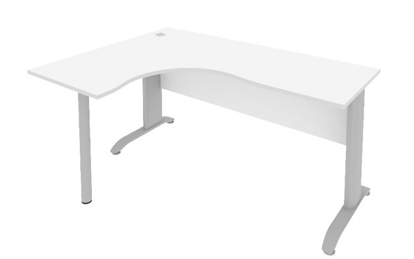 Письменный стол ПЛ.СА-4 Л 1600х1200х755 Белый в Стерлитамаке - изображение