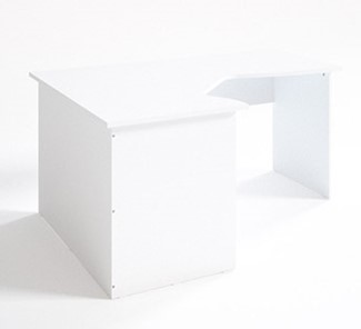 Письменный стол СЛ 16.12.7 эргономичный, Белый в Уфе