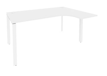 Письменный стол O.MP-SA-4R Белый/Белый бриллиант в Стерлитамаке