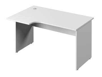 Письменный стол С-34 левый, цвет Белый в Уфе