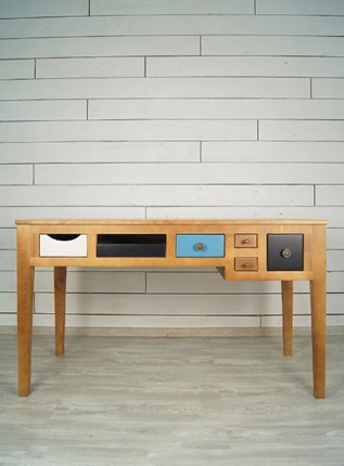 Письменный стол Aquarelle Birch с 6 ящиками (RE-12ETG/4) в Уфе - изображение