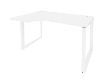 Эргономичный стол O.MO-SA-2L Белый/Белый бриллиант в Стерлитамаке
