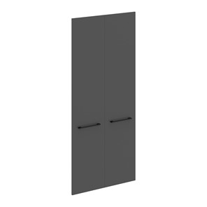 Дверь для шкафчика высокая MORRIS TREND Антрацит/Кария Пальмира MHD 42-2 (844х1900х18) в Стерлитамаке