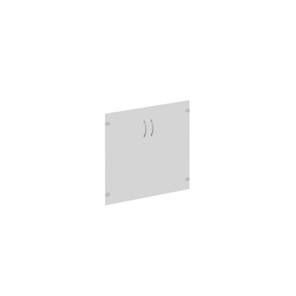 Двери стеклянные низкие прозрачные Комфорт 40x0.4x76 (2шт.) К 622 в Стерлитамаке