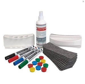 Аксессуары для магнитно-маркерной доски 2х3, AS111 (4 маркера, держатель, чистящее средство, стиратель, салфетки) в Стерлитамаке