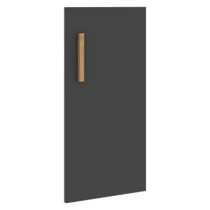 Низкая дверь для шкафа правая FORTA Черный Графит FLD 40-1(R) (396х18х766) в Стерлитамаке
