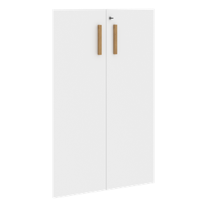 Средние двери для шкафов с замком FORTA Белый FMD 40-2(Z) (794х18х1164) в Стерлитамаке