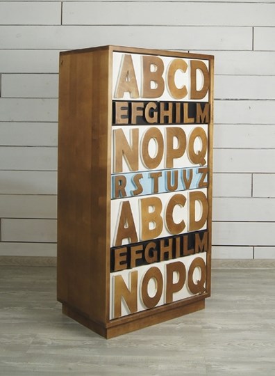 Комод Alphabeto Birch (AN-09/1ETG/4) в Стерлитамаке - изображение 1