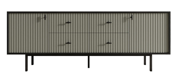 Комод с дверцами и ящиками Emerson (EM19/gray/L) в Стерлитамаке - предосмотр