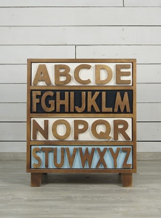 Комод Alphabeto Birch (RE-032ETG4) в Стерлитамаке - изображение