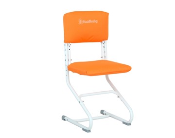 Комплект чехлов на спинку и сиденье стула СУТ.01.040-01 Оранжевый, ткань Оксфорд в Салавате