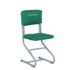 Набор чехлов на спинку и сиденье стула СУТ.01.040-01 Зеленый, ткань Оксфорд в Салавате