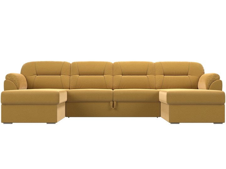 П-образный диван Бостон, Желтый (микровельвет) в Уфе - изображение 3