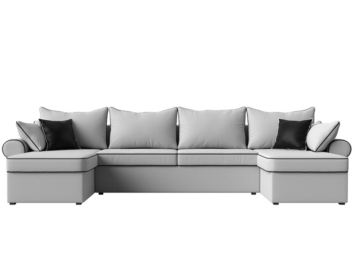 П-образный диван Элис, Белый (экокожа) в Салавате - изображение 3