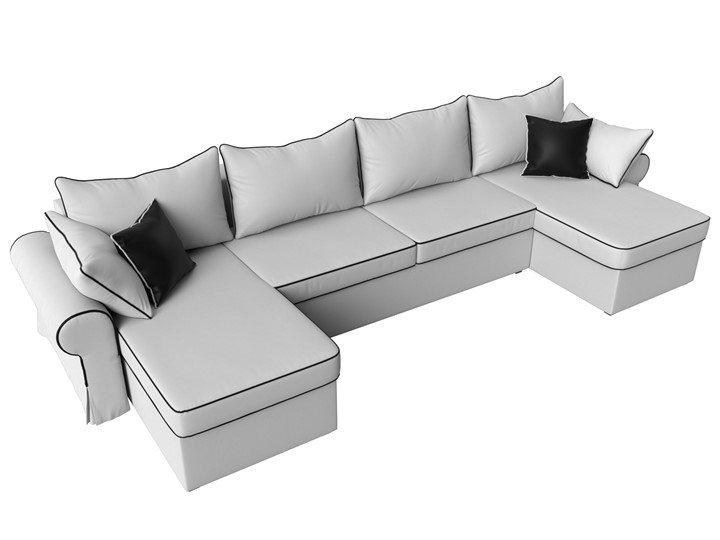 П-образный диван Элис, Белый (экокожа) в Стерлитамаке - изображение 6