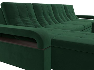 П-образный диван Лига-035 мини, Зеленый (велюр) в Стерлитамаке - предосмотр 4