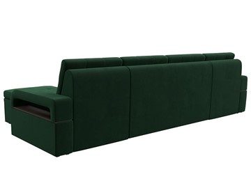 П-образный диван Лига-035 мини, Зеленый (велюр) в Стерлитамаке - предосмотр 5