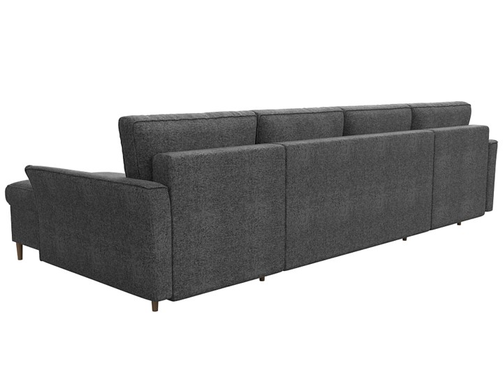 Большой П-образный диван София, Серый (Рогожка) в Стерлитамаке - изображение 8