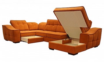 Угловой диван N-11-M (П1+ПС+УС+Д2+Д5+П1) в Уфе - предосмотр 1