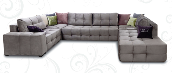 П-образный диван Италия 405х230х255х80 в Стерлитамаке - изображение
