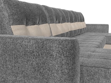П-образный диван Честер, Серый/бежевый (рогожка) в Стерлитамаке - предосмотр 3