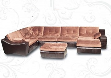 П-образный диван Плимут-Лувр 410х230х175 в Уфе - предосмотр 1
