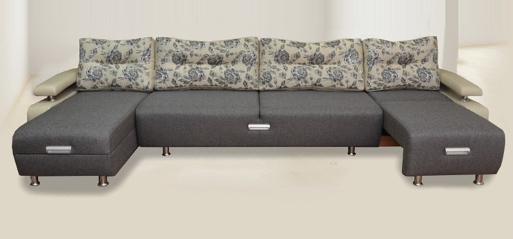 П-образный диван Престиж-15 микс в Стерлитамаке - изображение 1