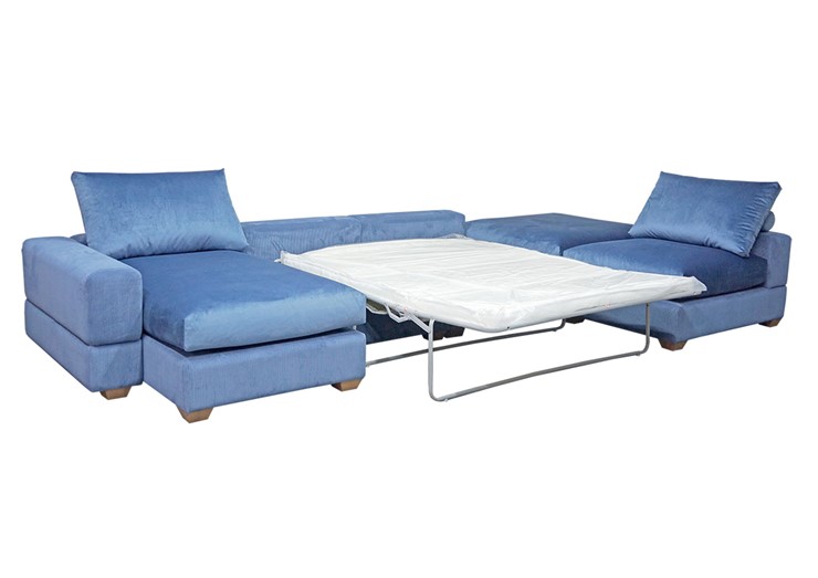 П-образный диван V-10-M П (П1+Д4+Д2+УС+ПС), Memory foam в Уфе - изображение 1