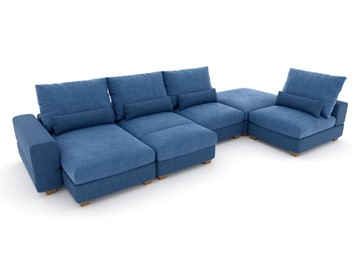 П-образный диван V-10-M П (П1+Д4+Д2+УС+ПС), Memory foam в Стерлитамаке - предосмотр