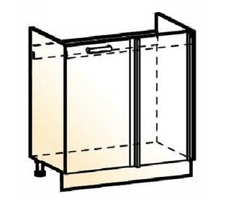 Шкаф рабочий под мойку угловой Стоун L800 (1 дв. гл.) в Стерлитамаке