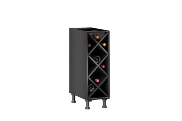 Тумба кухонная винная Мокка ЛД 270.070, цвет черный в Уфе