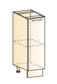 Кухонная тумба Яна L200 (1 дв. гл.) в Стерлитамаке - предосмотр