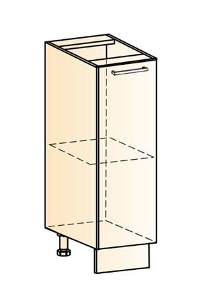 Кухонная тумба Яна L200 (1 дв. гл.) в Стерлитамаке - изображение