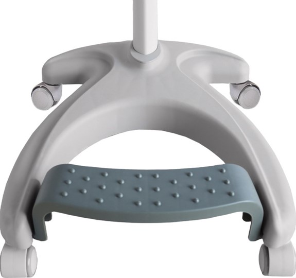 Детский стул FunDesk Cielo Grey с подставкой для ног (чехол в подарок) ткань голубая в Стерлитамаке - изображение 2