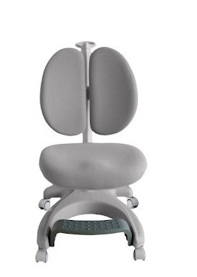 Детский стул FunDesk Solerte Grey с подставкой для ног + чехол для кресла в подарок в Стерлитамаке - изображение 1