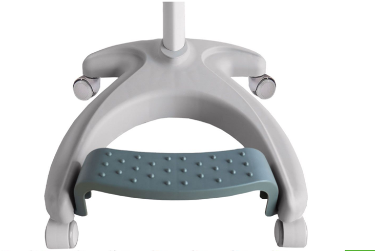 Детский стул FunDesk Solerte Grey с подставкой для ног + чехол для кресла (ткань голубая) в Стерлитамаке - изображение 3