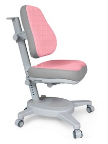 Кресло детское Mealux Onyx (Y-110) G + DPG  - серое + чехол розовый с серыми вставками в Уфе