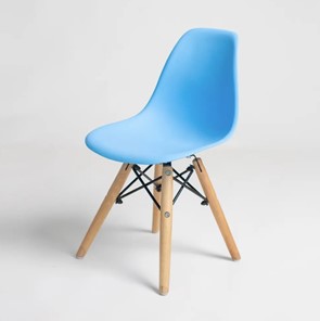 Детский стульчик DSL 110 K Wood (голубой) в Стерлитамаке