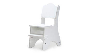 Детский стул с регулируемой подножкой Babystep Классика Белый в Стерлитамаке