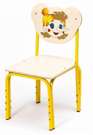 Детский растущий стул Буратино (Кузя-БР(1-3)БЖ) в Уфе - изображение