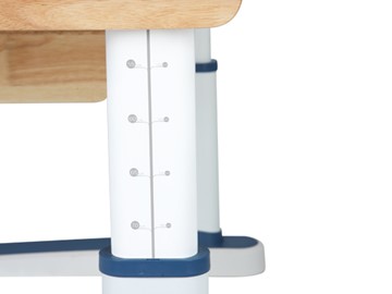 Детский стол-трансформер Mealux Oxford Wood Max, Белый/Синий в Салавате - предосмотр 3