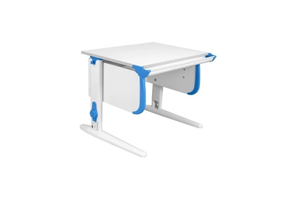 Растущий стол 1/75 (СУТ.24) белый/белый/Синий в Стерлитамаке - изображение