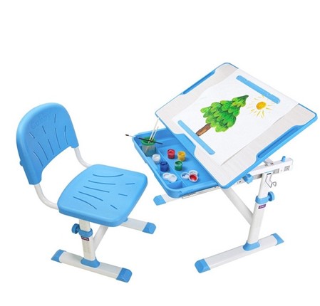 Стол растущий и стул Karo Blue в Стерлитамаке - изображение